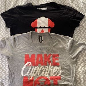 Johnny Cupcakes Tees lot of 2